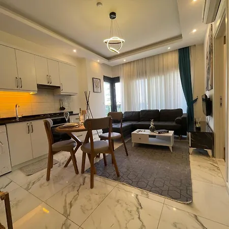 1+1 Kestel Denize 100 Mt Apartament Alanya