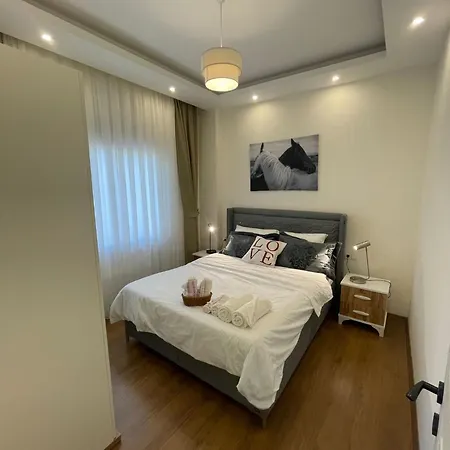 1+1 Kestel Denize 100 Mt Apartament Alanya